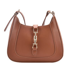 Beatrix - Achseltasche im Westernstil, Baguette-Tasche – Braun