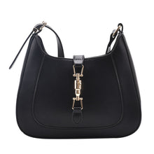 Beatrix - Achseltasche im Westernstil, Baguette-Tasche – Schwarz