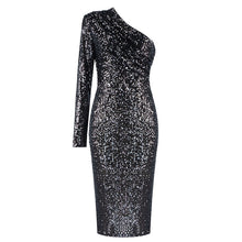 Elegantes Wickel-ABendkleid für Damen – Schwarz