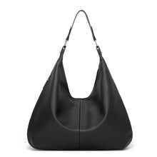 Cordelia - Damen-Schultertasche, lässige Tragetasche – Schwarz