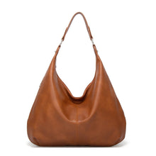 Cordelia - Damen-Schultertasche, lässige Tragetasche – Braun