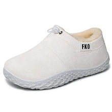 Kamira – Bequeme Schuhe Aus Kunstfell – Weiß