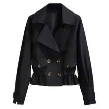 Norlina | Elegante Crossover-Jacke – Schwarz