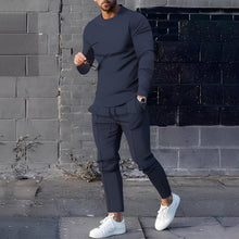 Adelard - Herren-Set mit Pullover und Hose – Marineblau