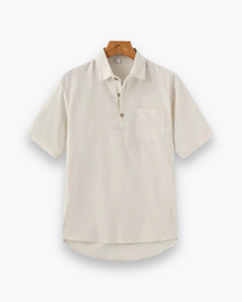 Herren Lässiges Polo Shirt | Bequemes Poloshirt – Beige