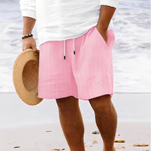 Edward - Lässige, leichte Shorts für Herren – Rosa
