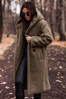 Jes | Stilvoller, warmer Wintermantel – Khaki