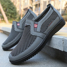 Chingiz - Atmungsaktiver Rutschfester Schuh Aus Mesh – Grau-Rot