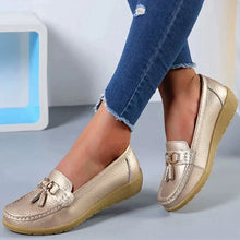 Rous Atmungsaktive Loafer Bootsschuhe – Goldene