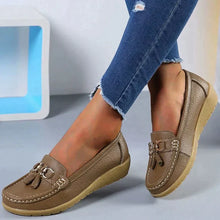 Rous Atmungsaktive Loafer Bootsschuhe – Khakifarben