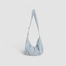 Damen Puffer Schultertasche – Leicht, Wasserabweisend & Geräumig – Babyblau