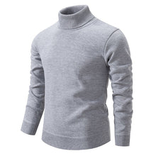 Jaxson - Rollkragenpullover aus Samt in schmaler Passform – Grau