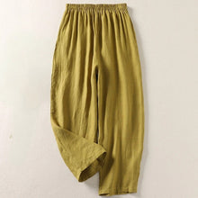 Ljupka – Leichte Hose Aus Baumwolle Und Leinen – Oliv