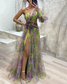 Adelinde™ – Damen Abendkleid mit Eleganter Spitze – Grün