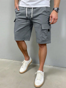 Kai | Cargo-Shorts mit Funktionstaschen ( 1+1 GRATIS ) – Grau