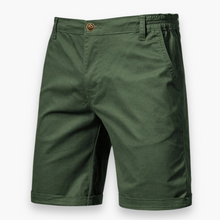 Herren Bequeme Stretch Shorts | Leichte Sommerhose – Armeegrün