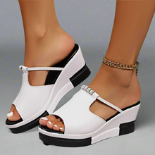Zunfrida™ | Luxus-Orthopädische Sandalen mit hohen Absätzen – Weiß