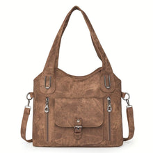 Franky | Vintage-Schultertasche – Braun