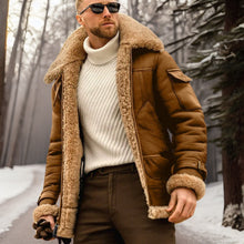 Theo Warme Fleecejacke – Braun