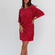 Victoria® | Paillettenkleid für Damen – Rot