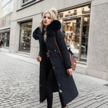 Tahlia Damen warmer Wintermantel – Schwarz