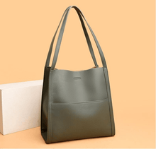 Tote Tasche | Geräumiges, zeitloses Design | Vielseitiger Alltagsbegleiter – Grün