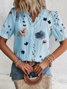 Kressil - Trendige Bluse: Dein Vielseitiger Stil – Himmelblau