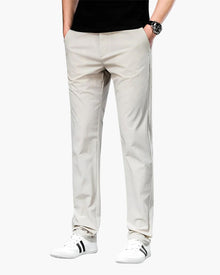 Jaxon | Slim Passform Lässige Chino-Hose – Creme