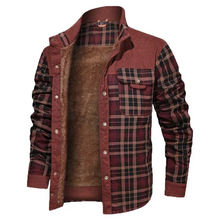 Herren Winterjacke Warm Gefüttert | Komfortabel – Rot 1
