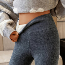Chinafe - Dehnbare, warme Hose – Dunkelgrau