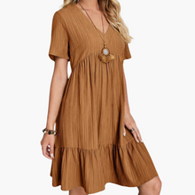 Lotte | Bequemes stilvolles Kleid – Khaki