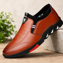 Thornton – Elegante Leder Slipper – Braun