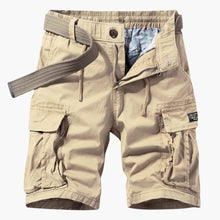 Kordelzug Cargo Shorts für Herren – Khaki