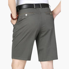 Herren Sommer Shorts mit Reißverschluss und Seitentaschen – Dunkelgrau