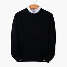 Feinstrick Pullover für Herren – Schwarz
