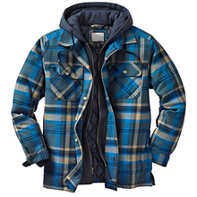 Flynn - Schicke Jacke mit Kapuze – Blau
