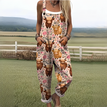Zerva - Eleganter Bedruckter Overall – Rosa