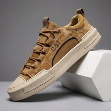 Atherton – Lässige Turnschuh Aus Wildleder mit Schnürung – Khaki