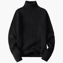 Matthias | Luxus Rollkragenpullover – Schwarz