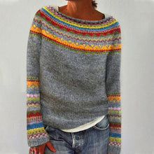 Clarissa - Trendiger und stilvoller Pullover – Grau