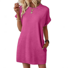 Elviaa – Elegantes Minikleid Mit Tasche – Rosa