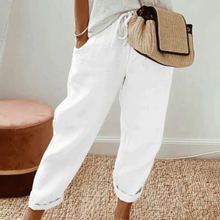 Sherry® | Bequeme Hose für Damen – Weiß