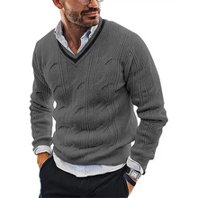 Eleganter Pullover für Herren – Grau