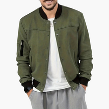 Nils | Stylische Bomberjacke für Herren – Armeegrün