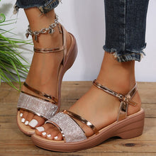 Podilife - Moderne orthopädische Sandalen im römischen Look – Gold