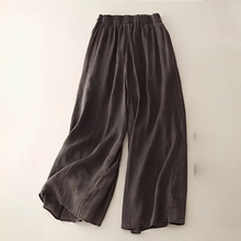 Zavina - Hose mit flexiblem Bund und weitem Schnitt – Grau