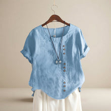 Jayla - Stilvolle Leichte Bluse – Blau