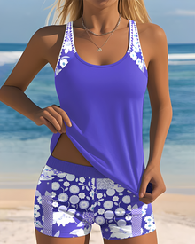 Jasmeen - Elegantes Tankini-Set – Lila