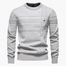 Maxim | Elegantes Design, Hochwertiger Pullover – Hellgrau
