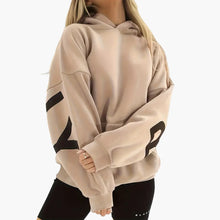 Bedruckte Kapuzenjacke für Damen – Khaki
